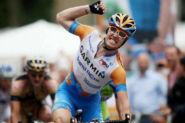 Norwegian Thor Hushovd and American Tyler Farrar, pictured in 2010, will spearhead the Garmin-Cervelo team's bid